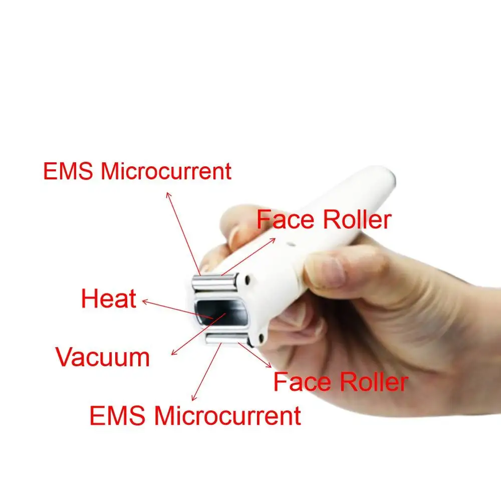3Dフェイスローラー V字フェイスリフト フェイシャルエレクトロポレーション美顔器 メソセラピーマシン EMSマイクロカレントマシン