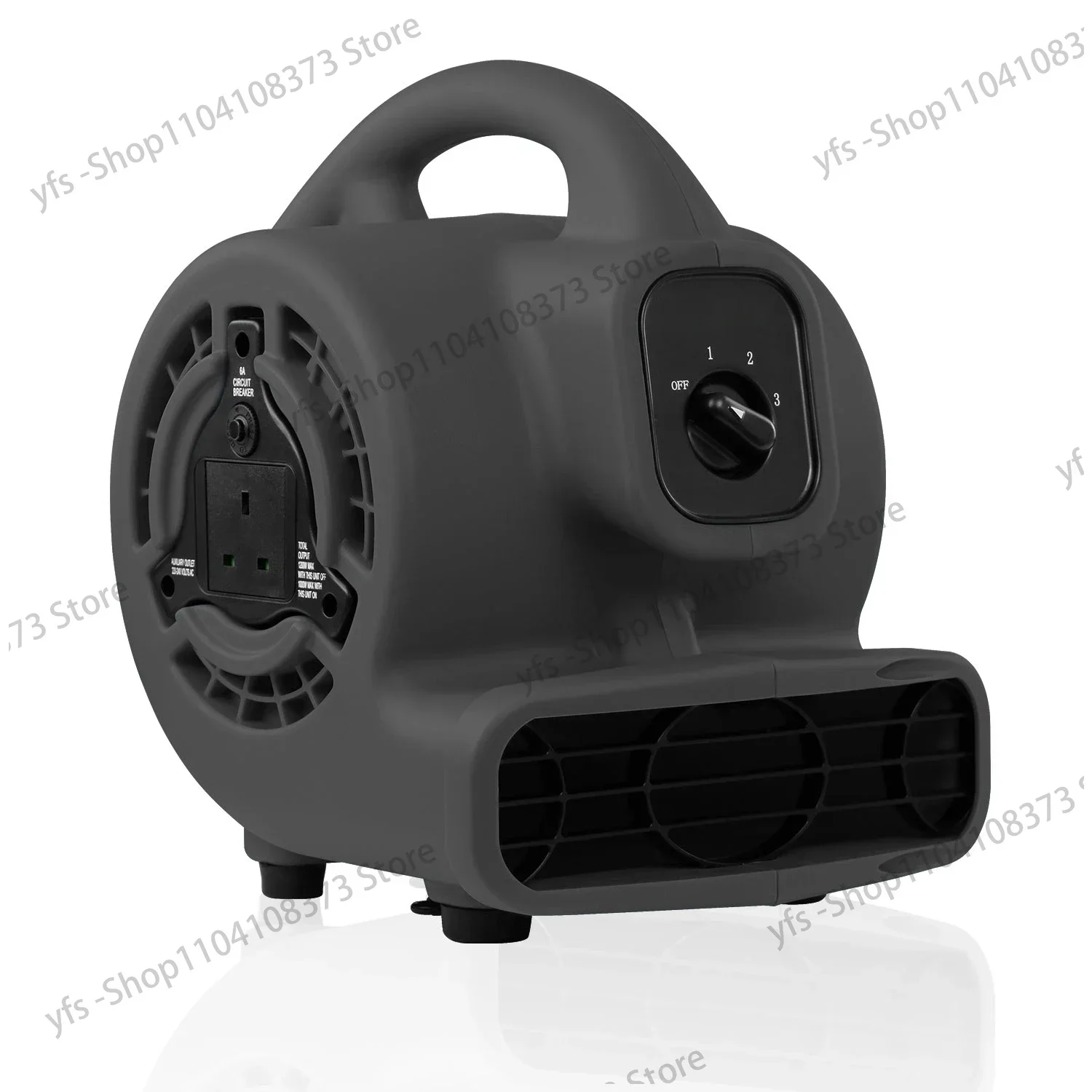 Black Strong Carpet Dryer Mini Strong Blower Professional Outdoor Floor Fan Hotel Supermarket Industrial Fan