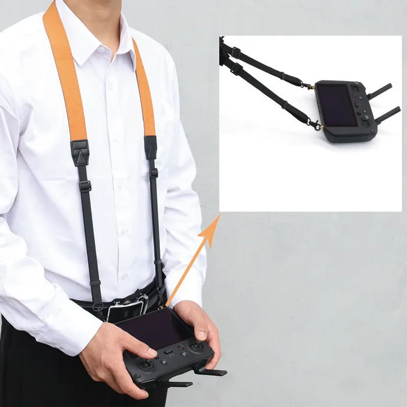 Fernbedienungs-Lanyard für DJI RC/RC 2/RC PRO, verstellbarer Umhängeband mit Bildschirm-Aufhängegurten für Mini 3/3Pro/Mavic 3/Air 3 – Detail 5