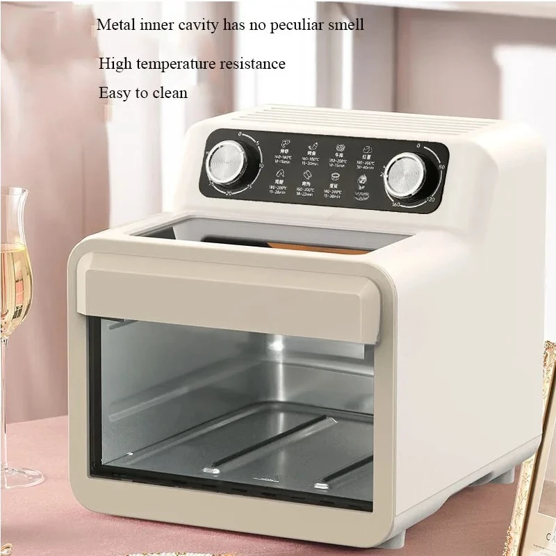air fryer high-capacity visible Double rotary button Turn-free Electric frying pan  electric oven high-capacity