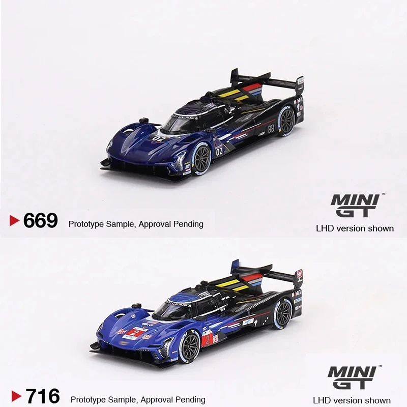 In Stock  MINIGT 716 669 1:64 V Series.R 2023 LeMans 24 Hrs Diecast Diorama Car Model Collection Miniature Carros Toys