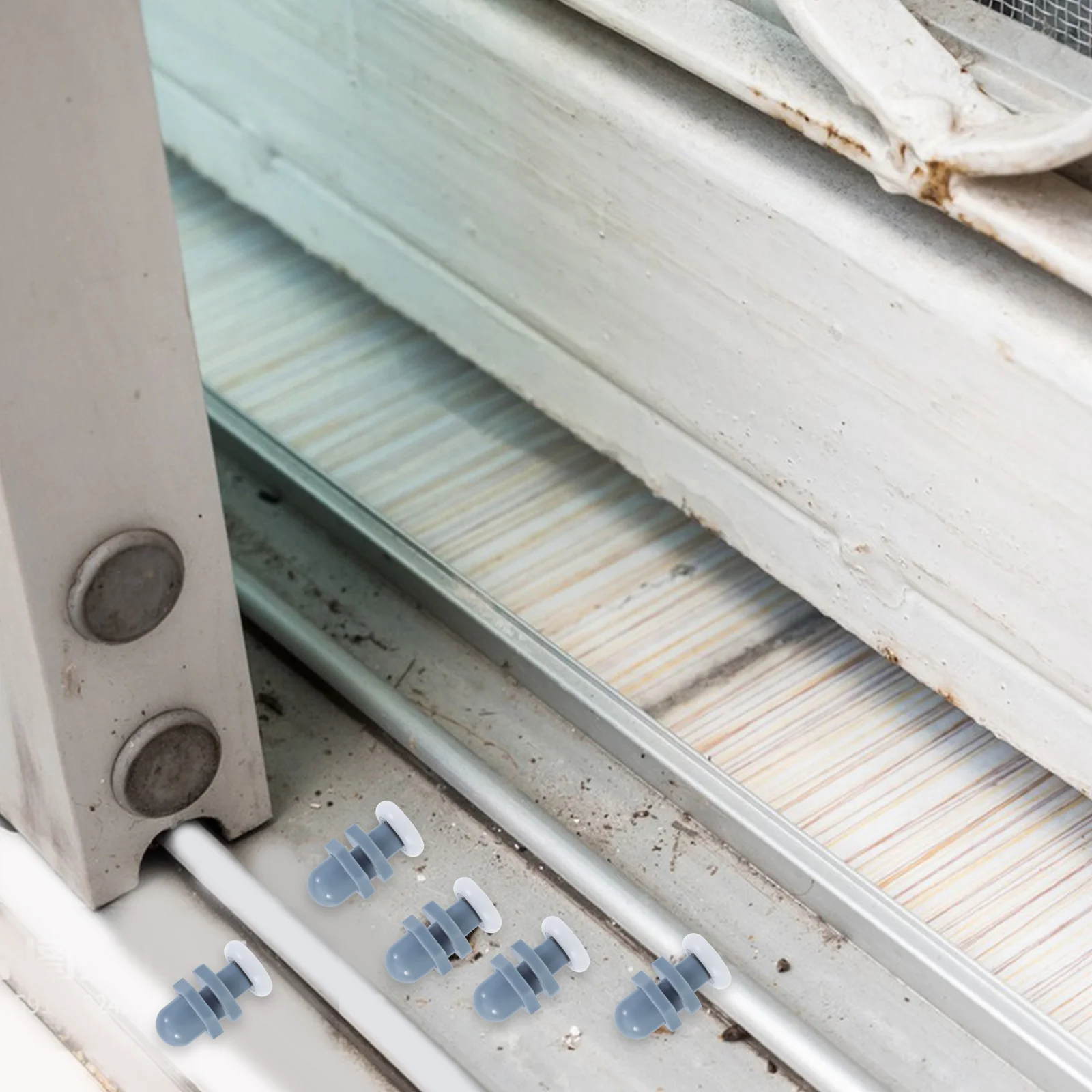 

8Pcs Glass Door Rollers Replacement Adjustable Position Simple Quick Installation Shower Door Rollers Replacement Roller