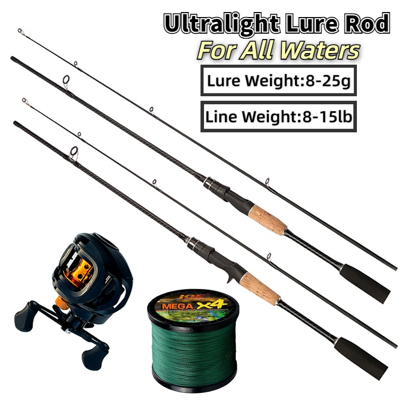 giro de carbono e fundicao vara de pesca ml power ultralight lure pole ponta sensivel soft lure secoes peso 825g 16518m 01