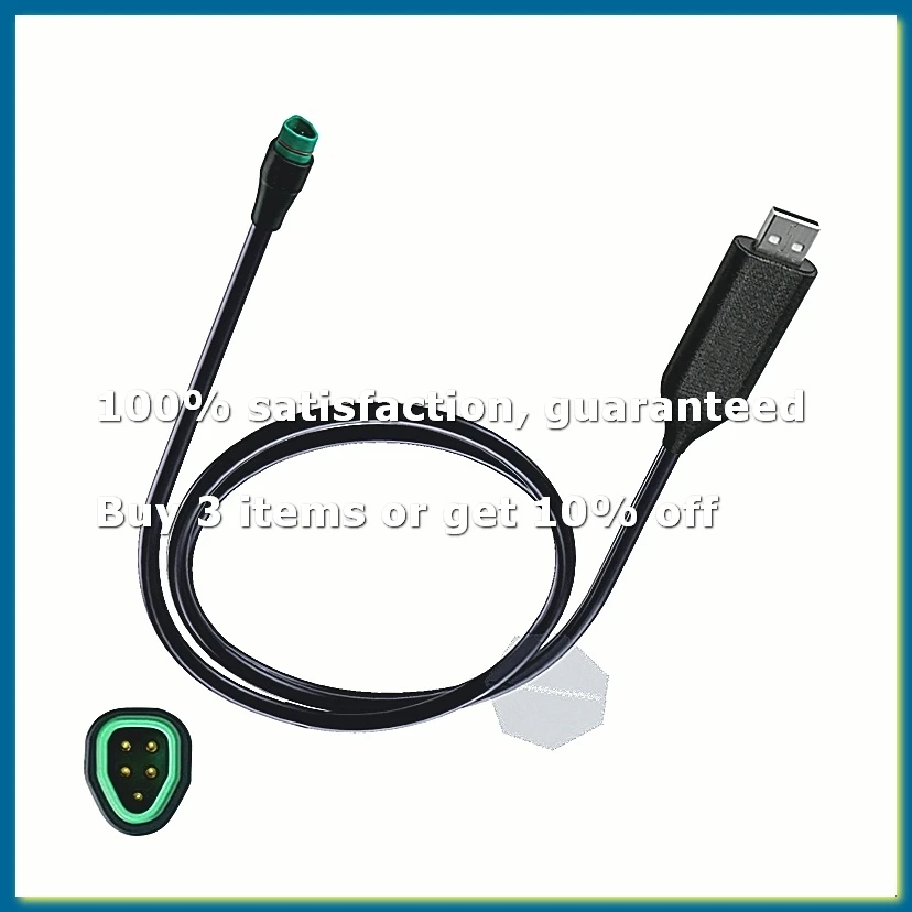 USB Programming Cable for BBS01 BBS02 Mid Drive Center Electric Bike Motor Programmed Cable CAN Protocol-ABPX