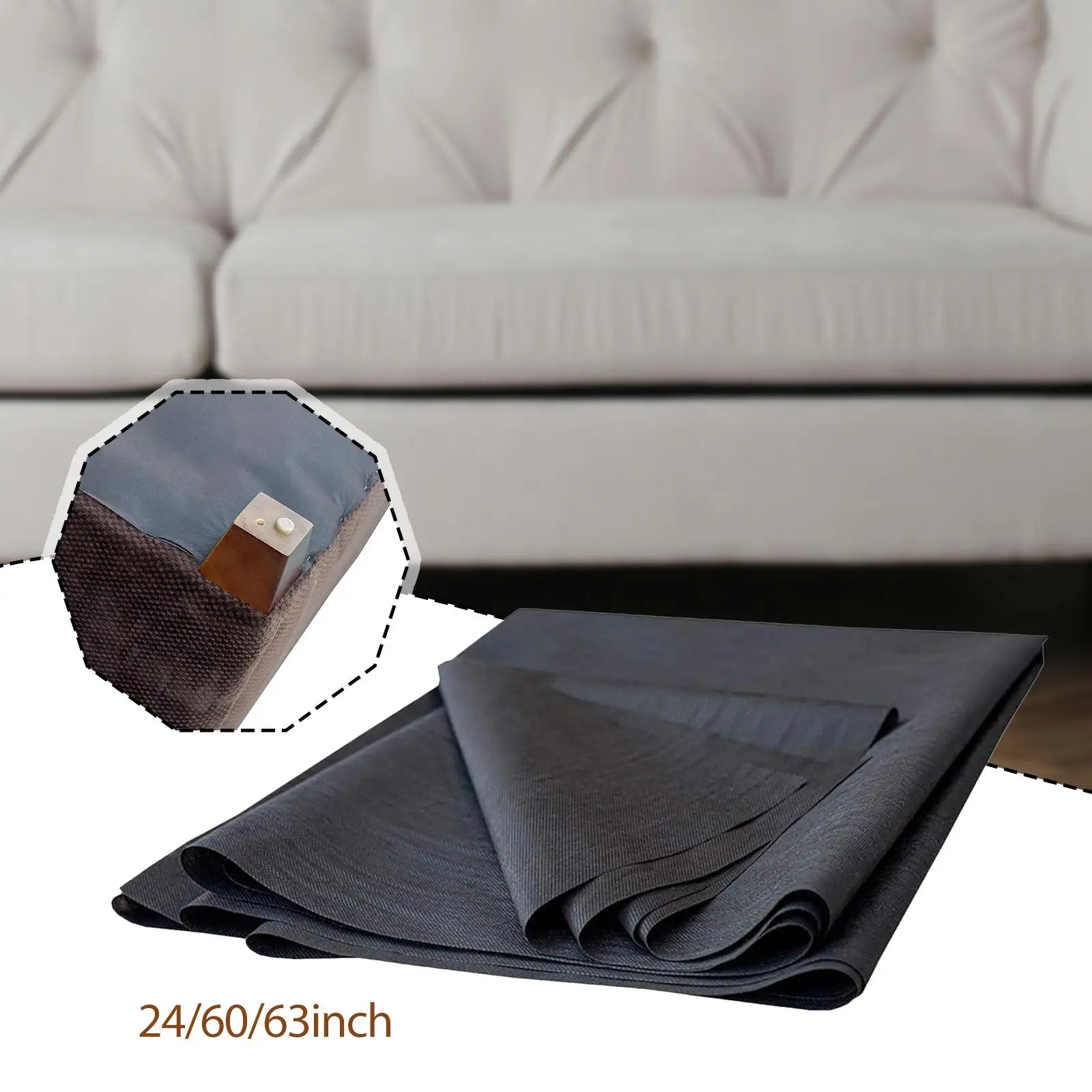 Upholstery Dust Cover Fabric Sofa Bottom Dust Protector for Sofas Staples Inside Furniture Chairs Spring Bed Frame Reupholstery