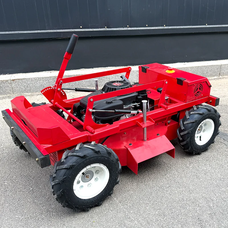 Небольшая газонокосилка по индивидуальному заказу, садовая техника, дистанционное управление, гусеничная многофункциональная газонокосилка с дистанционным управлением