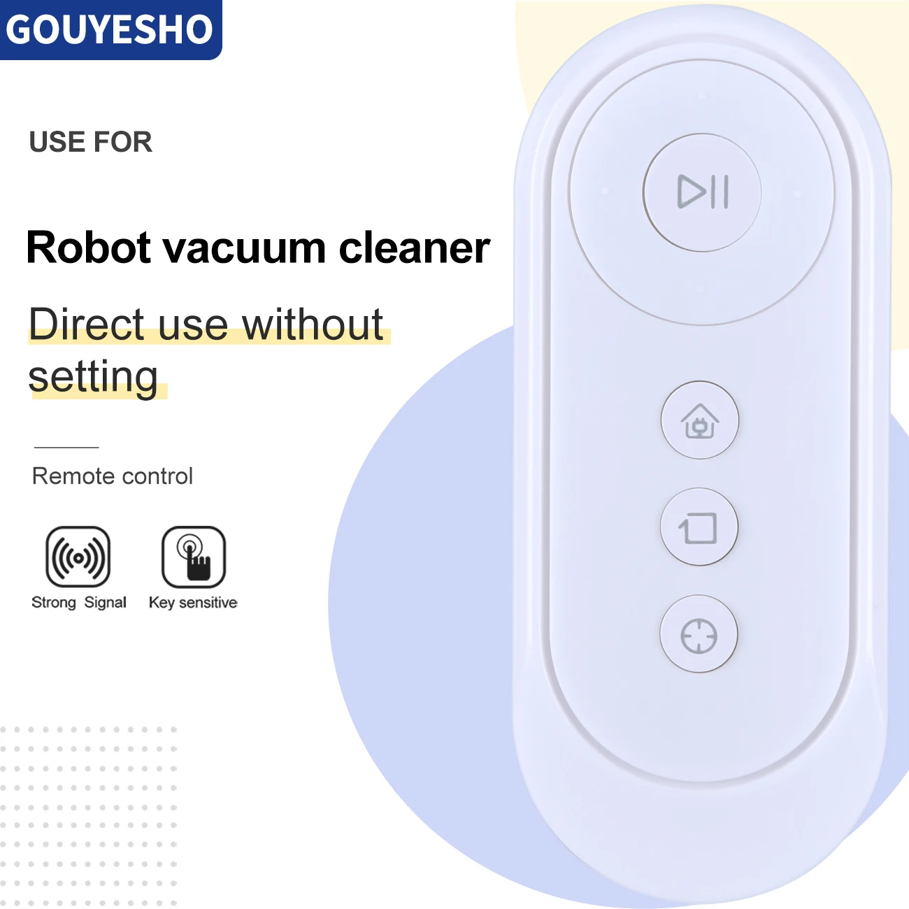 New REMOTE CONTROL FOR ECOVACS DEEBOT WA30 RC1633 OZMO 500 501 502 505 600/601/605 711