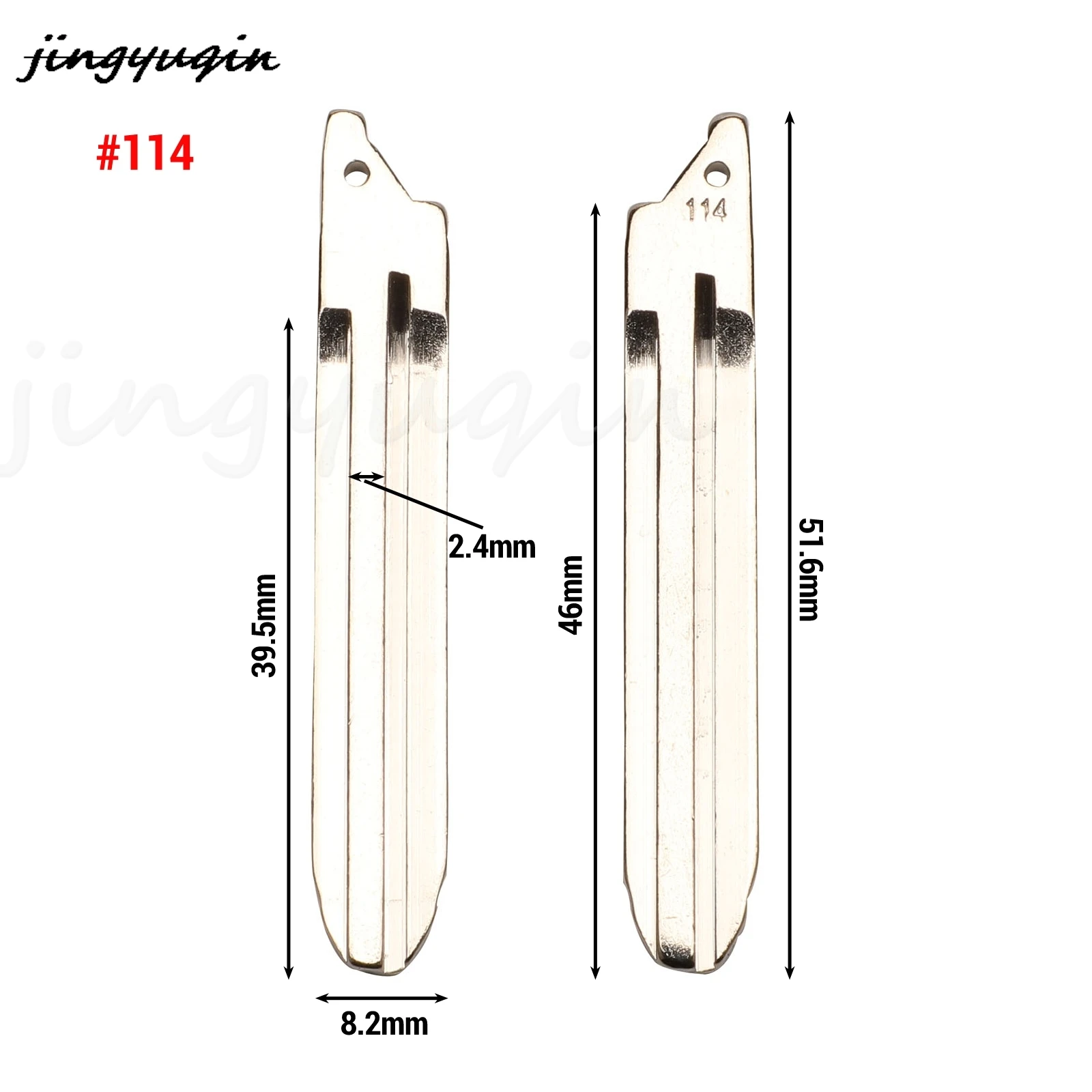 Jingyuqin 10 قطعة #02 #05 #21 #113 #114 #123 #124 #148 #149 شفرة مفتاح بعيد لتويوتا كورولا كامري هايلاندر مفتاح غير مصقول فارغة