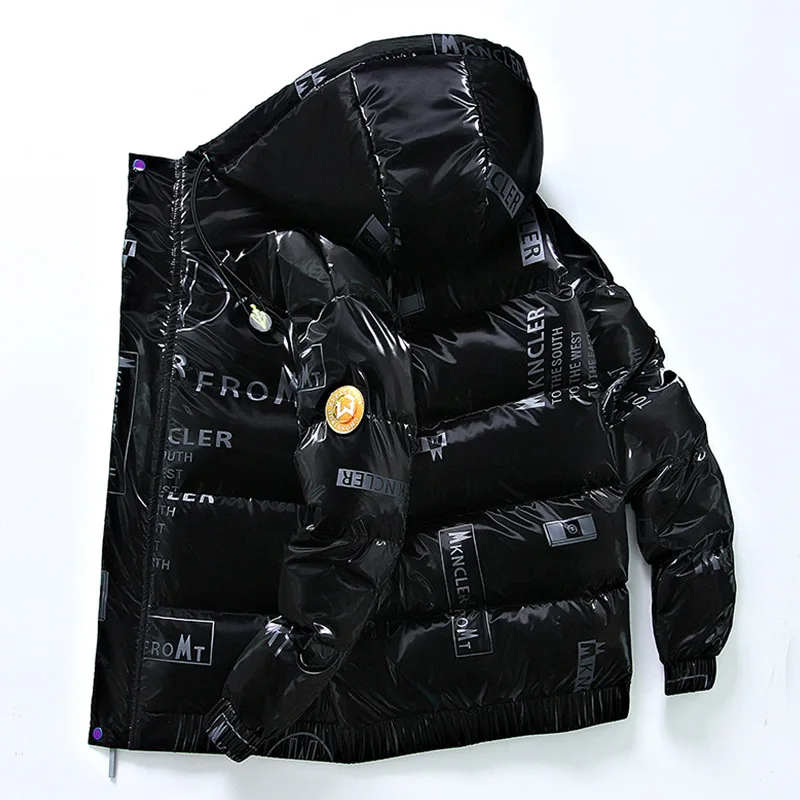 Streetwear Mens Winter Jacket And Coats Down Youth Hooded Windbreak Warm Thicken Parkas Outwear