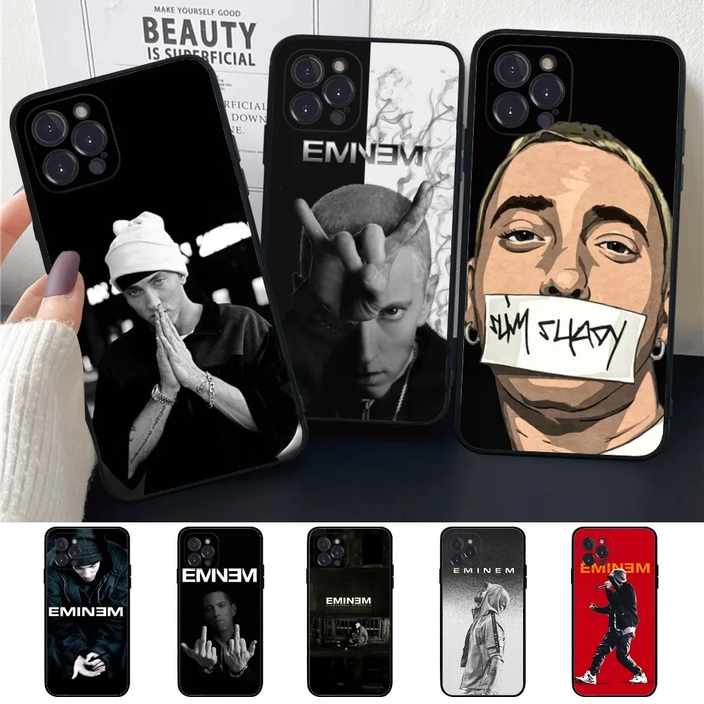 Rapper Eminem Phone Case For iPhone 15 14 11 12 13 Mini Pro XS Max Cover 6 7 8 Plus X XR SE 2020 Funda Shell