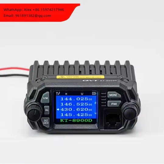 

Радиостанция KT-8900D FCC CE Mini VHF/UHF двухдиапазонная с цветным экраном для автомобиля, дальнего действия, мобильная, для любительской радиосвязи