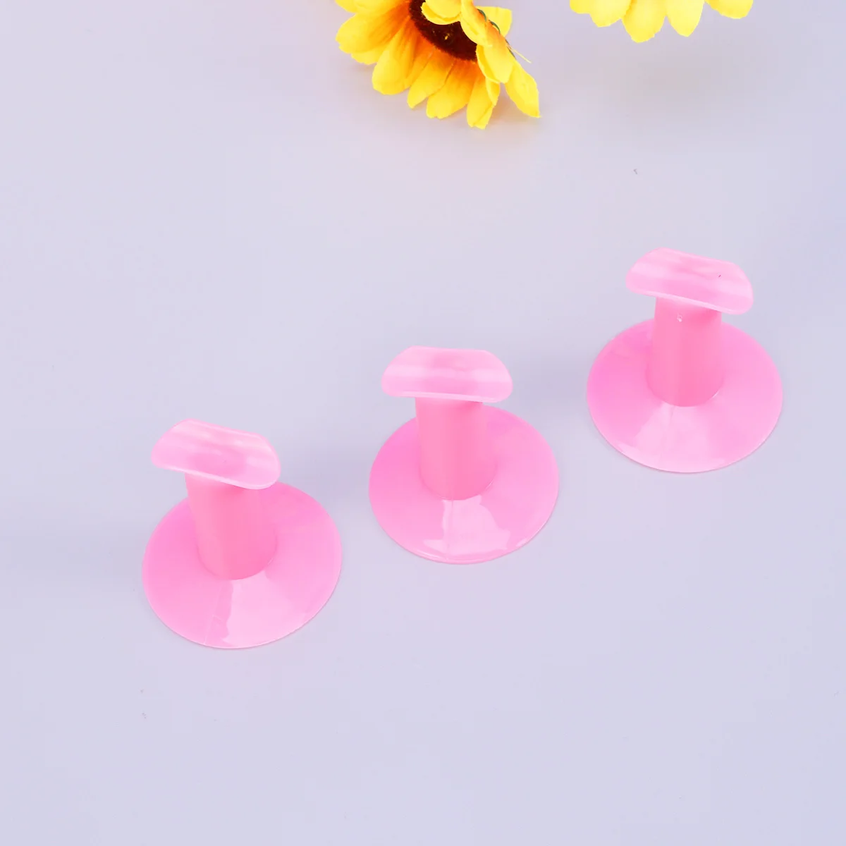 Support de repose-doigt en plastique dur, 3 pièces, pour Nail Art, Support stable pendant le traitement de l'enveloppe acrylique en Gel, utilisation professionnelle pour Salon de bricolage