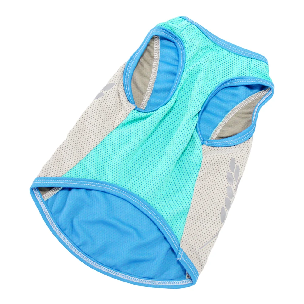 

Comfortable Dog Cooling Vest Summer Breathable Lightweight Puppy Vest Decorative Pet Clothes Decorative Dog Clothes