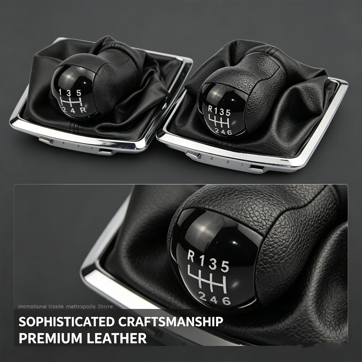 For Ford Focus 2 Mondeo MK2 2005 2006 2007 2008 Car Styling Gear Shift Knob Lever Gaitor Shifter Boot Cover Case