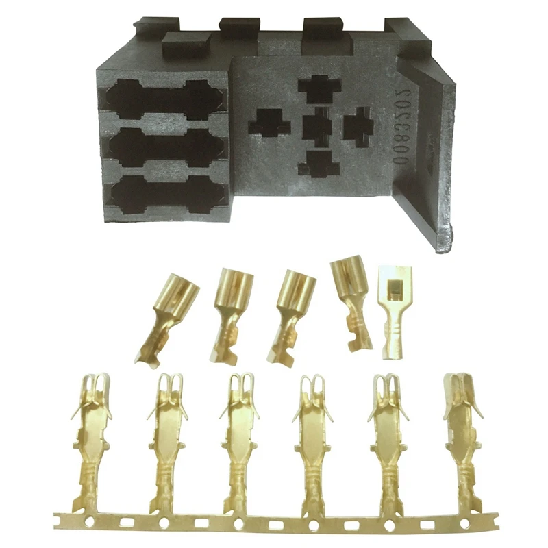 6X For Car Rv Yacht Relay & 3 Fuse Base Kit - 4, 5 Pin & Flasher Relays Ato Fuses Holder Socket Box