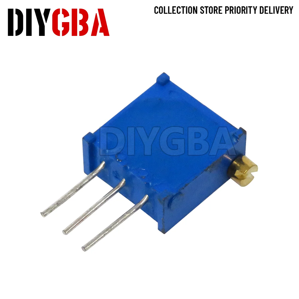 10 قطعة 3296X 3296 سلسلة المقاومة 1K 2K 5K 10K 50K 100K 200K 500K 1M أوم 100R 200R 500R Trimpot الانتهازي الجهد جديد #4