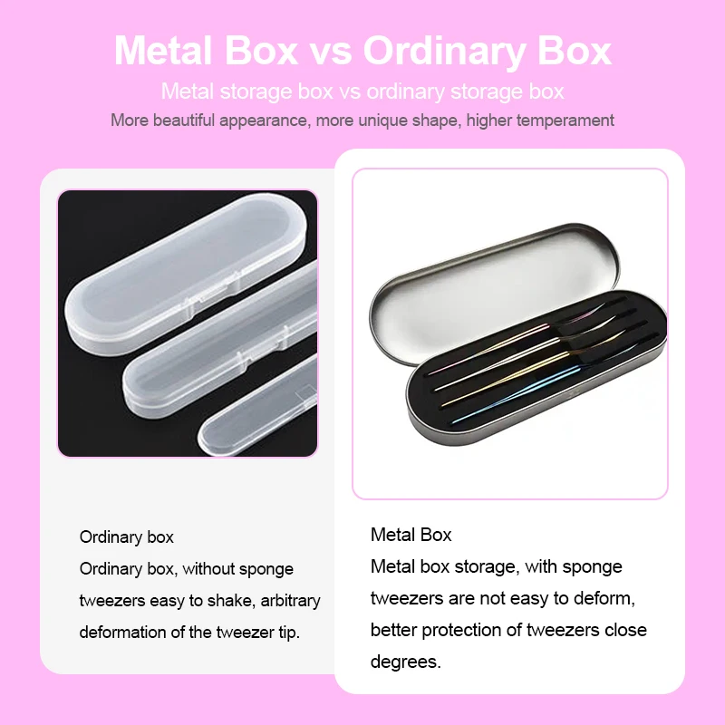 2/3/4 slots pinças de cílios requintado flandres proteção caixa de armazenamento cílios lash extensão beleza lápis caso ferramentas de maquiagem