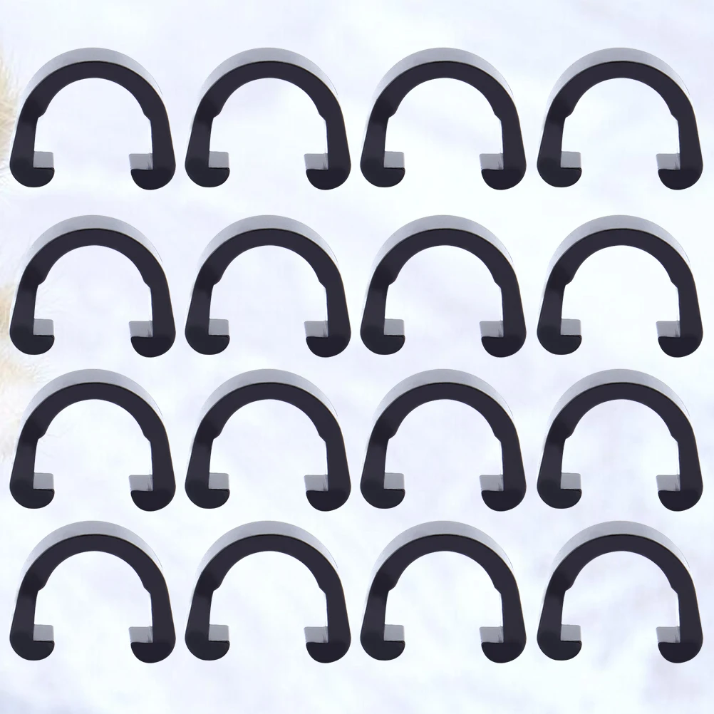 

100pcs Bicycle Cable Buckle C Shaped Line Clips Wire Organizer for Road Mountain Bikes Tube Fixer Reusable Plastic