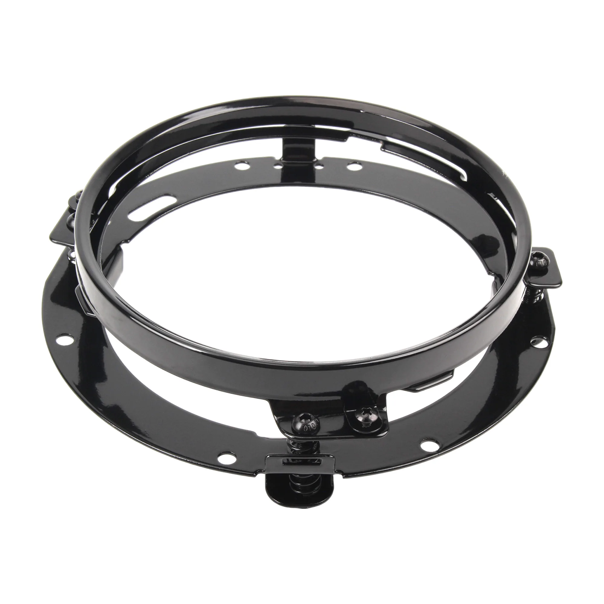 7 Zoll Runder LED-Scheinwerfer-Montagehalterungsring-Adapter für Harley Motorrad Jeep Wrangler Suzuki Samurai Scheinwerfer Modifiziert – Detail 11