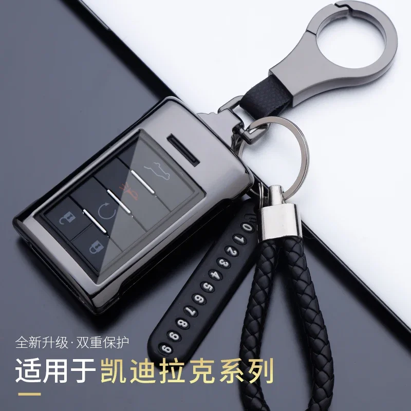 

Высококачественный автомобильный брелок для ключей из цинкового сплава, автомобильный брелок для ключей Cadillac XTS xt5 XT6 CT6 xt4 ct4 CT5 TS-l