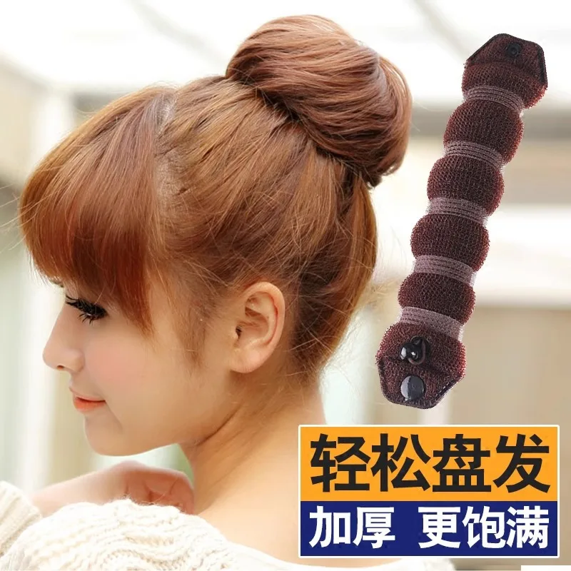 Maruko Head Hair Styling Tool Versatile Fluffy Korean Lazy Upgraded Version Hair Tie Accessory Flower Bud Head