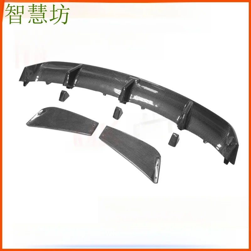Suitable for Mercedes-Benz CLA-Class W117 modified R-style carbon fiber rear lip spoiler rear bumper surround