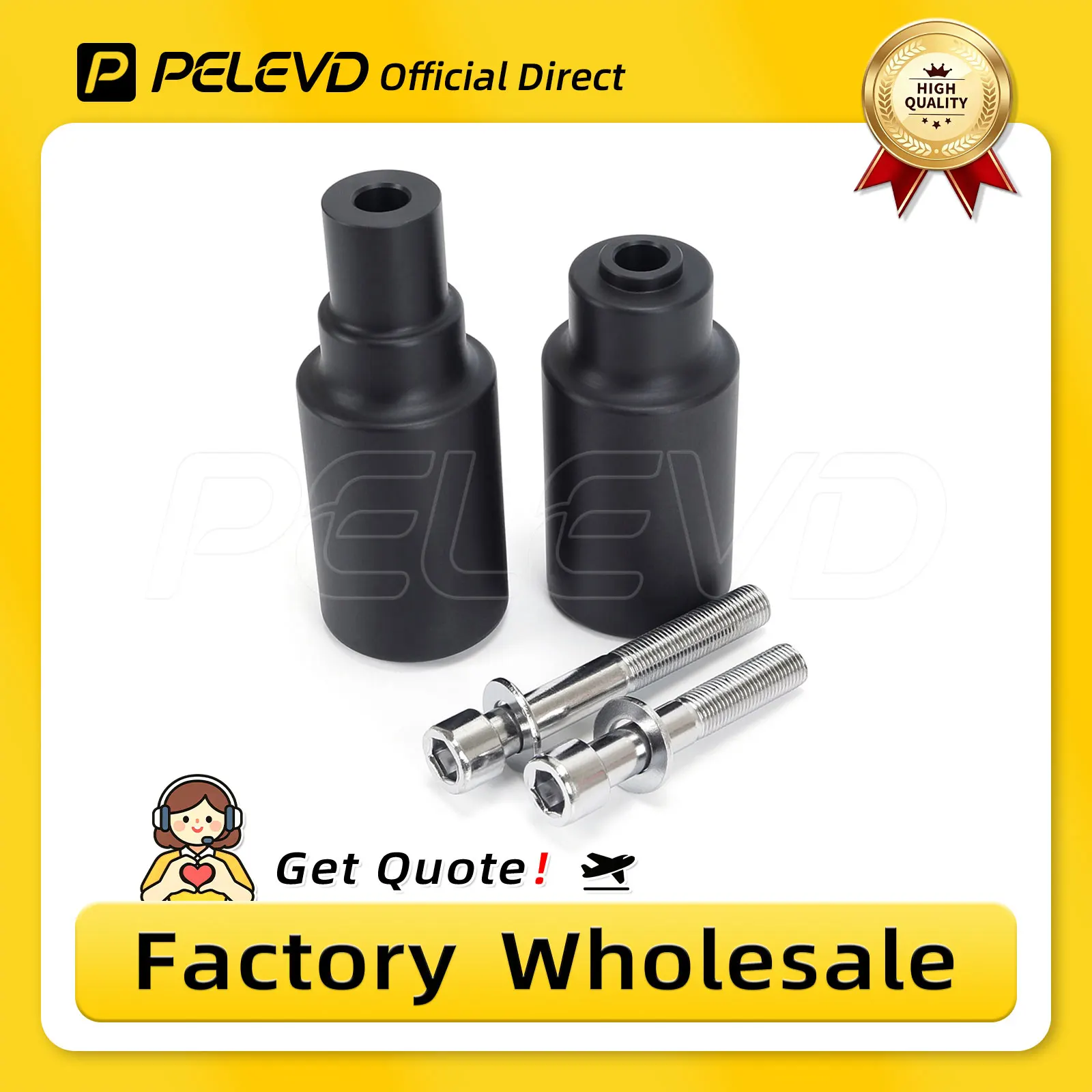 Motorcycle No Cut Frame Sliders Crash Falling Protection Fit For Yamaha YZF-R1 YZF-R1M R1 R1M 2015-2024 MT-10 MT10 SP 2017-2024