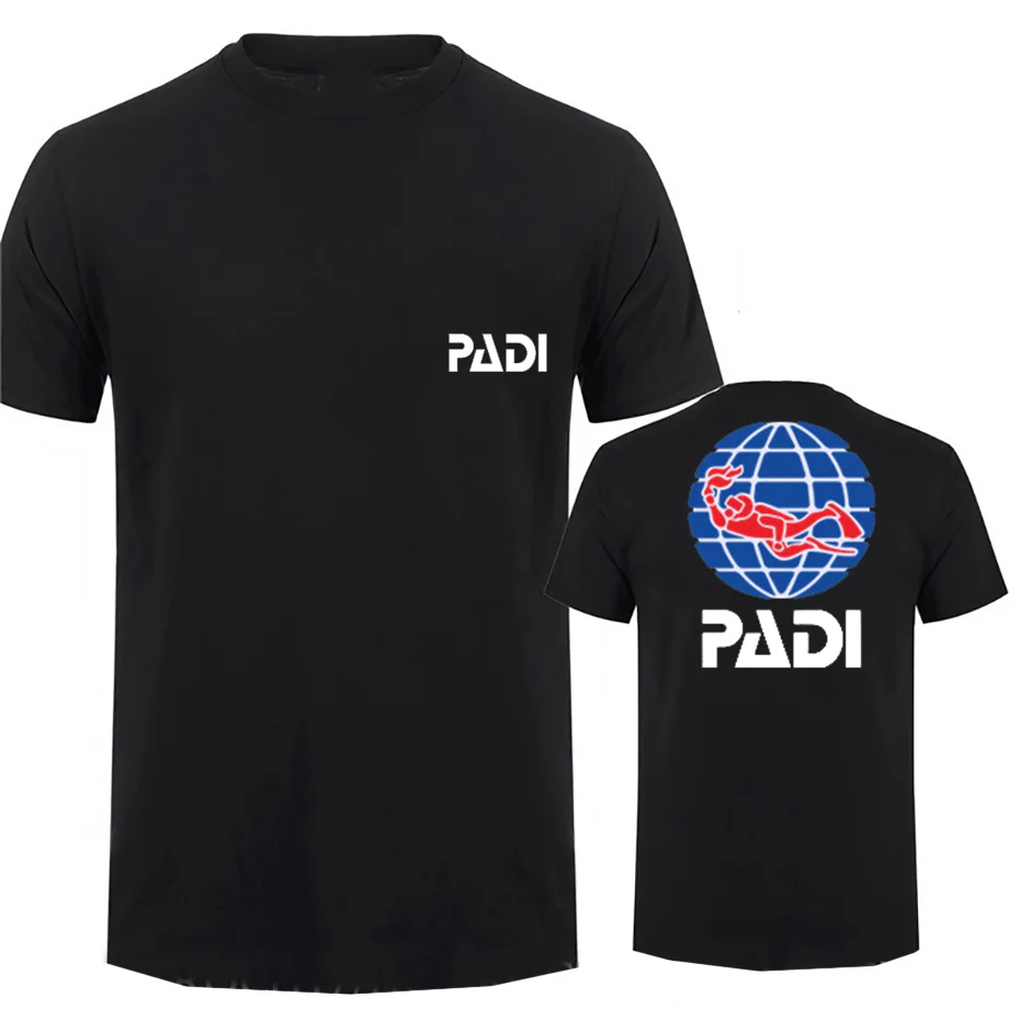 Scuba Driver Padi T-Shirt Men Casual Cotton tshirt hip hop t shirt Short Sleeve Tops tees Men's clothing