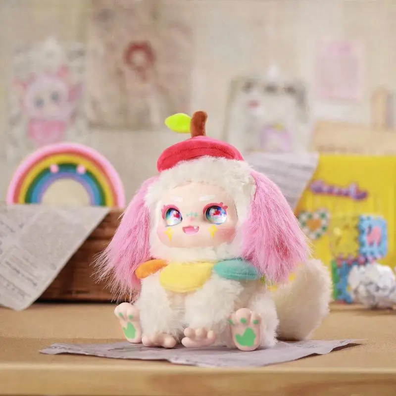 Kimmon regain me mesmo caixa cega na moda brinquedo figura bonito boneca ornamento kawaii decoração de mesa presente surpresa crianças caixa cega