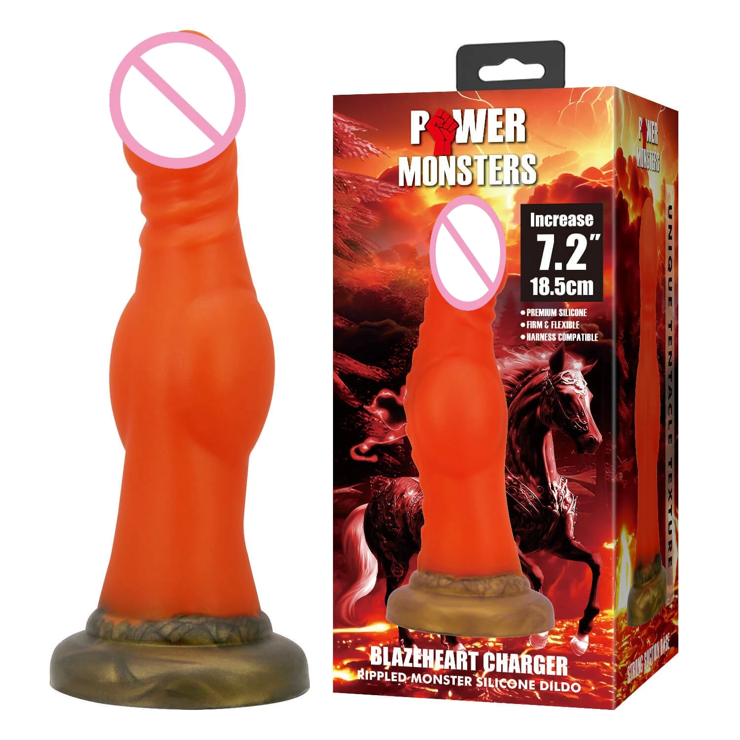 "Alien Monster Realistic Dildo with Suction Cup - Multi-Speed Silicone Masturbator, Unisex Adult Toy for Intense Stimulation"