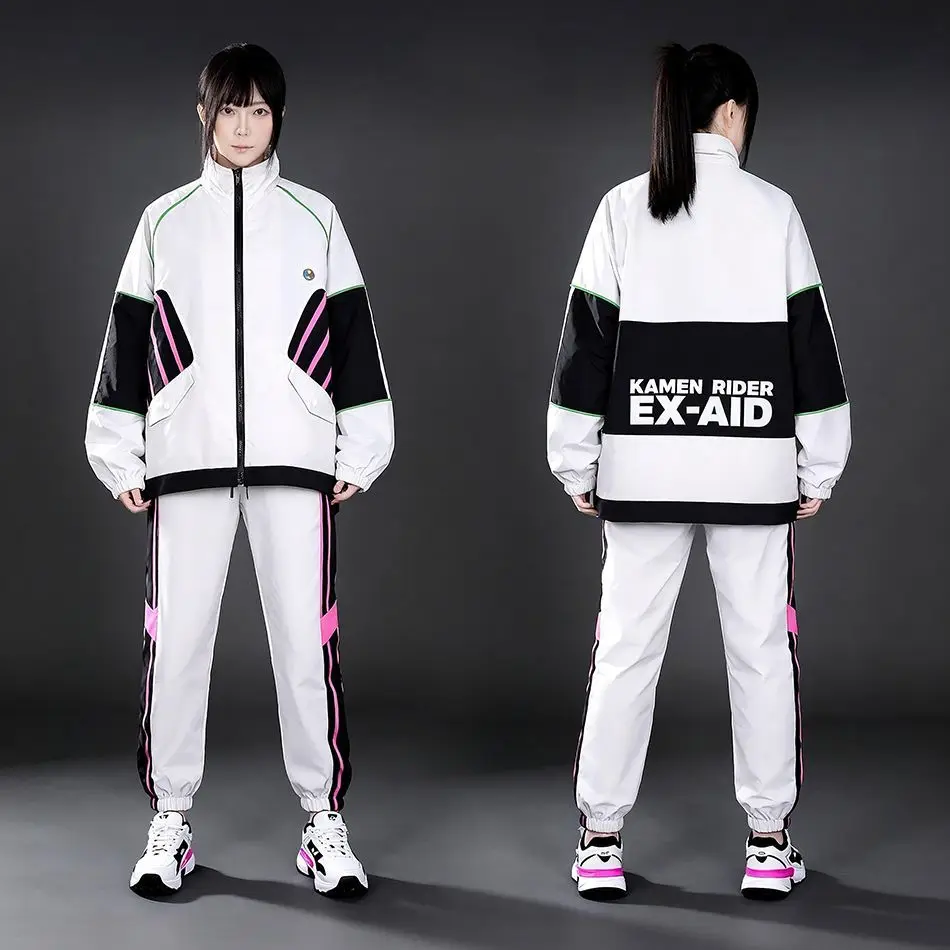 Kamen Rider Cos Sports Casual Jacket, Ex-aid Windproof Sunscreen Printed Loose Jacket