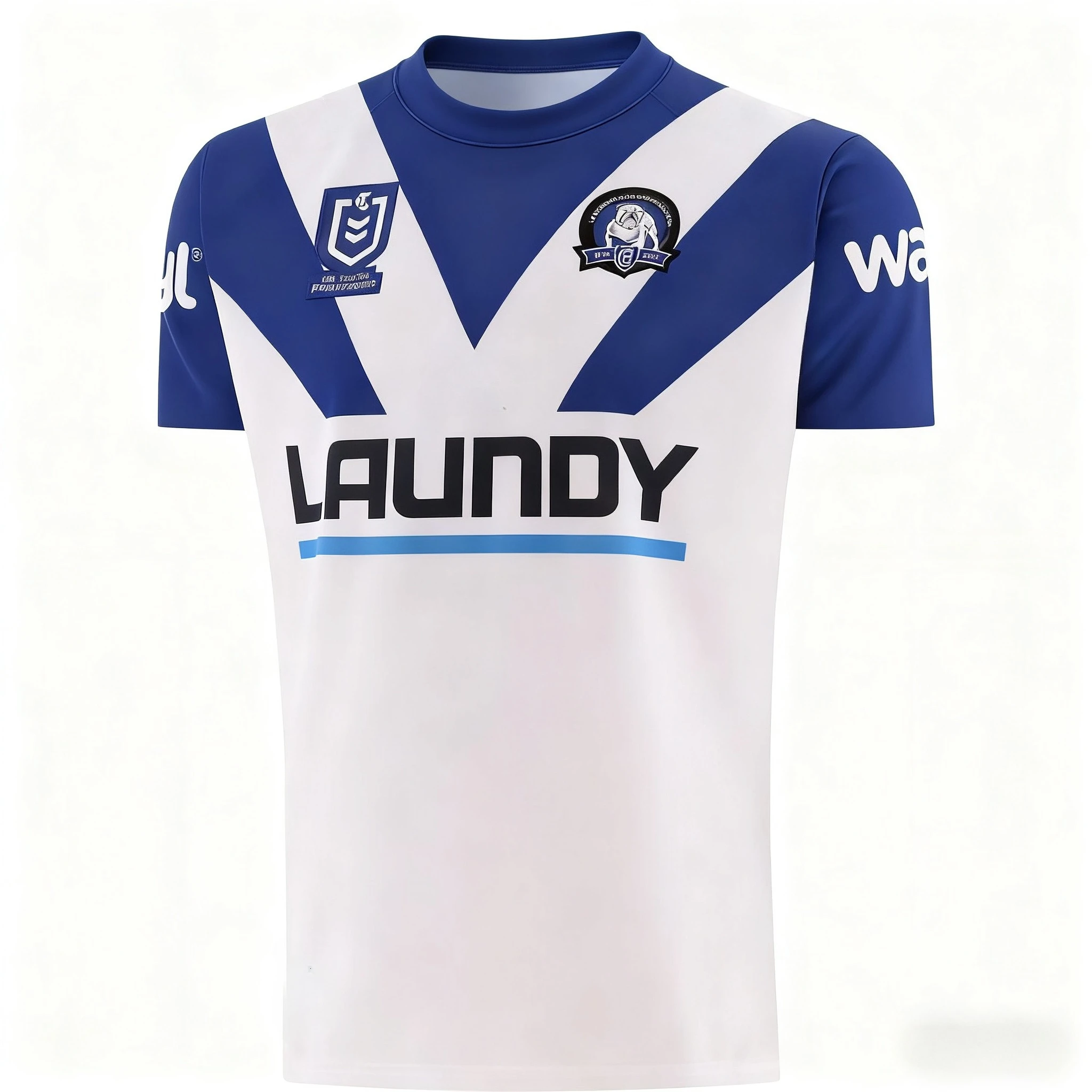 Summer Men's Bestseller Canterbury-Bankstown Bulldogs Rugby Training T-shirt, A Breathable Sports Top for Both Men and Women