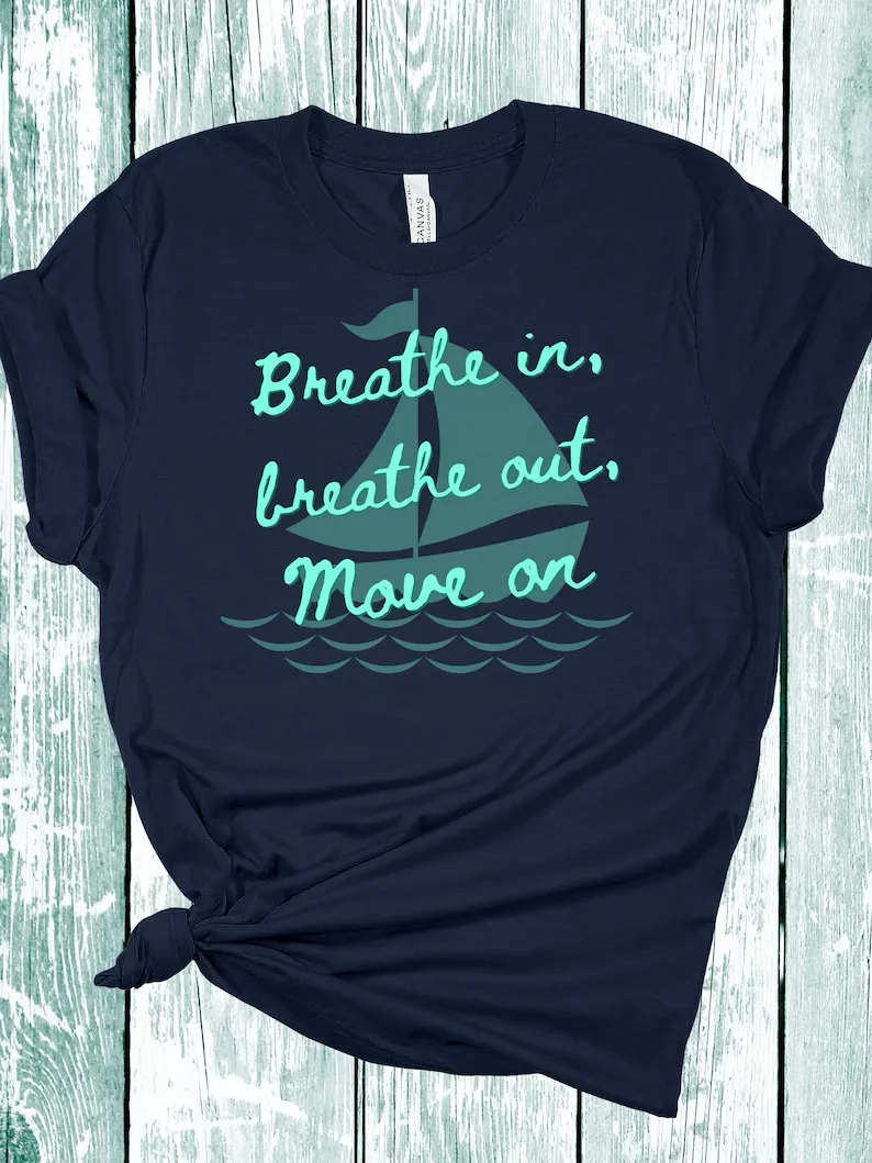 

Jimmy Buffett Breathe in breathe out move on shirt