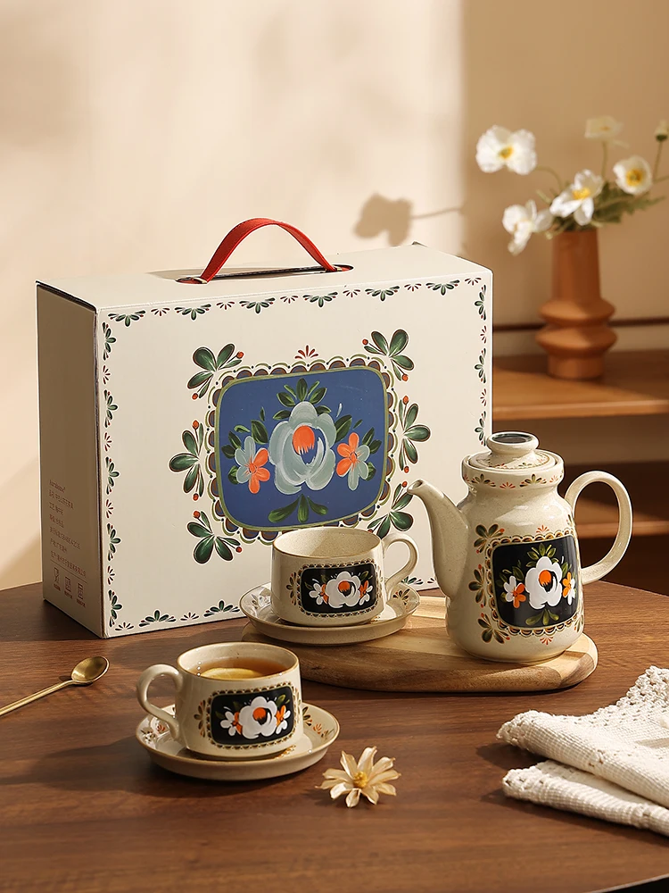 

Retro Cerc Tea Set French Sle Tea Brewing Kit Moving Gift for Engagement And Wedding Home Use Cookzone Vintage Tea Tools