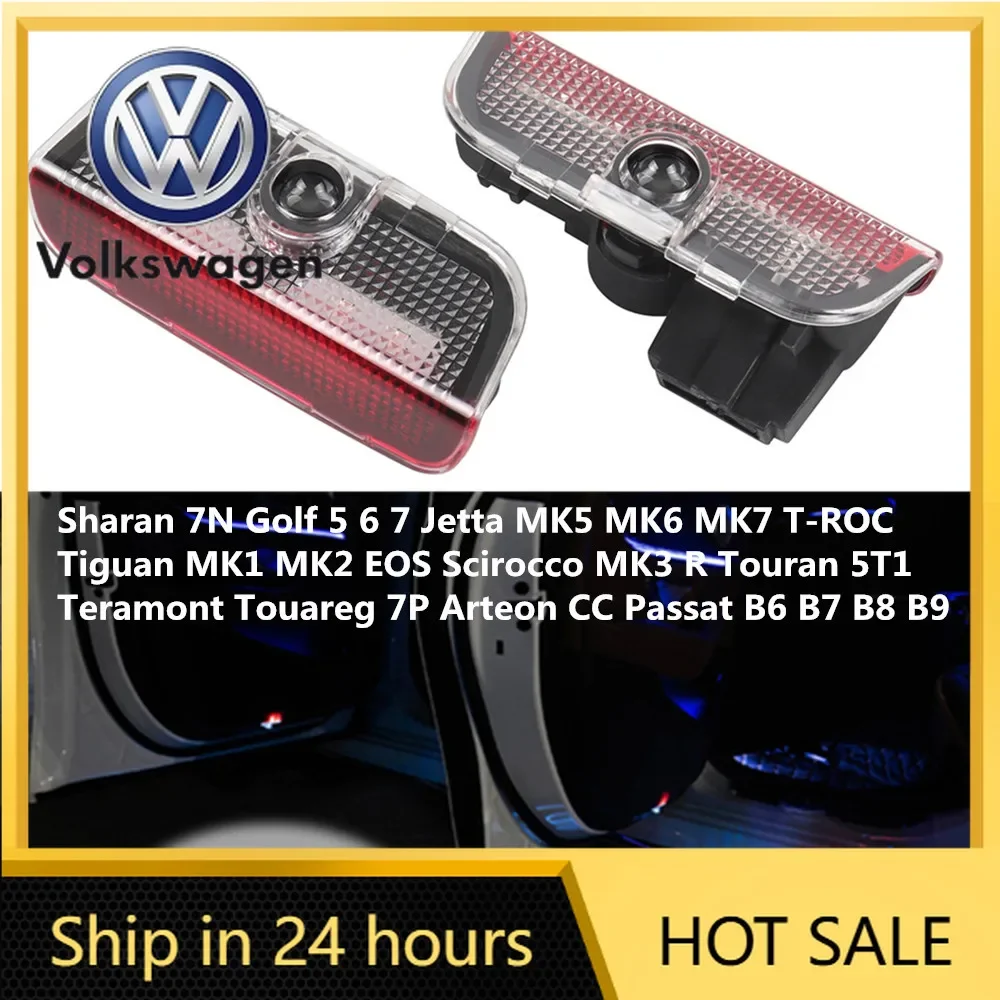 

For VW Volkswagen Jetta MK5 Golf LED Car Door Interior Light Bulb Decoration Accessories For VW Touareg 7P GOLF 5 6 7 Jetta MK5