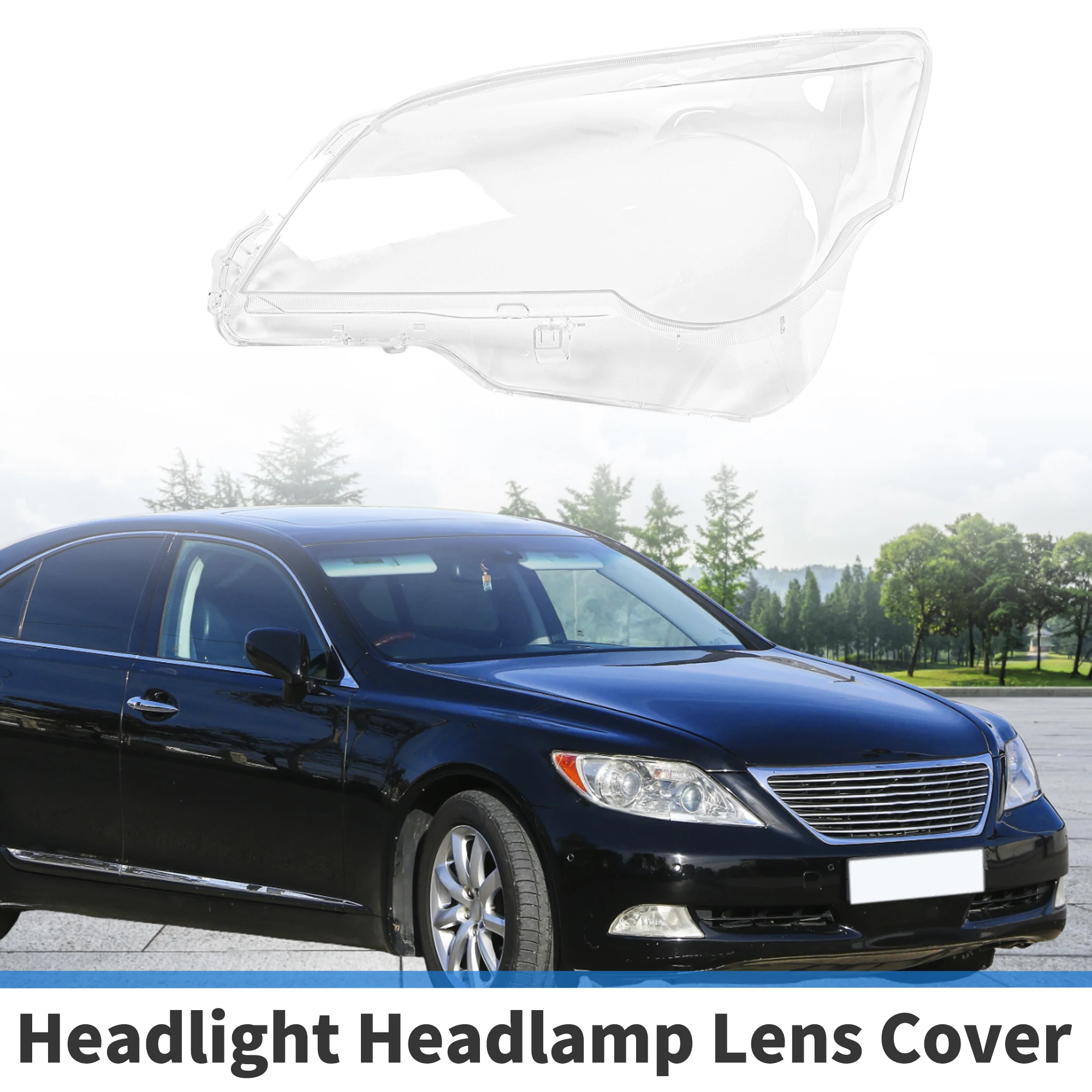 

UXCELL 1 Pcs Car Front Left Headlight Lens Cover for Lexus GX460 2010-2013 PC Clear Automobiles Car Lights Shell