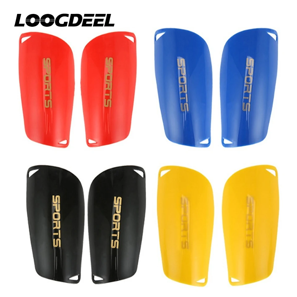 Loogdeel Soccer Shin Guards Light Sock Insert Board Football Protectors Pads Boy Training Legging Protective Gear Shinguards