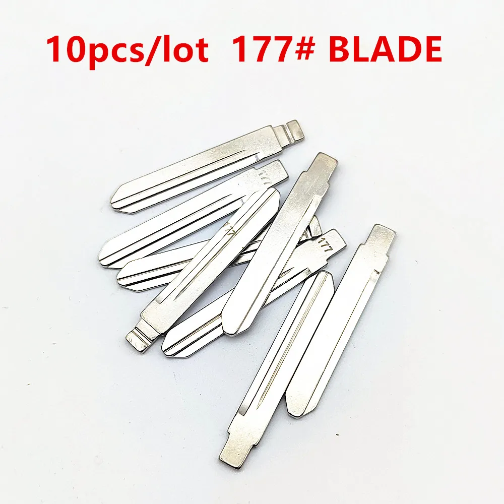 

10Pcs/LOT 177# FOR Lishi TOY47 Universal Car Remote Key Blade For KD VVDI KEYDIY For Toyota Replacement Center Pin Car Key Blade