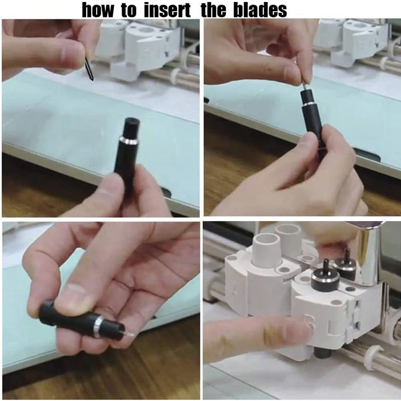Корпус глубокого выреза + 5 шт. лезвия глубокой точки, сменное лезвие для глубокого выреза для Explore Air One/Air/Air 2/Air 3/ Maker/Maker 3