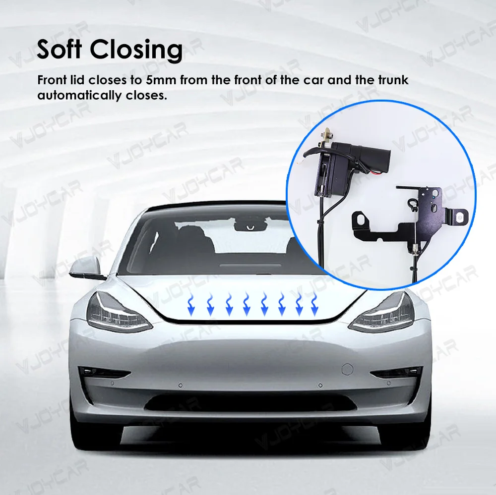 Front Trunk Electric Suction Lock for Tesla Frunk Soft Closing Model Y / 3 / X / S/ 3 Highland Automatic Frunk Auto Closer