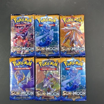Hot 10 Stück Pokemon-Kartenbox TCG: Sun & Moon Mega Energy Shining Pokemon Kartenspiel Trading Collection Karten Pokemon-Karten