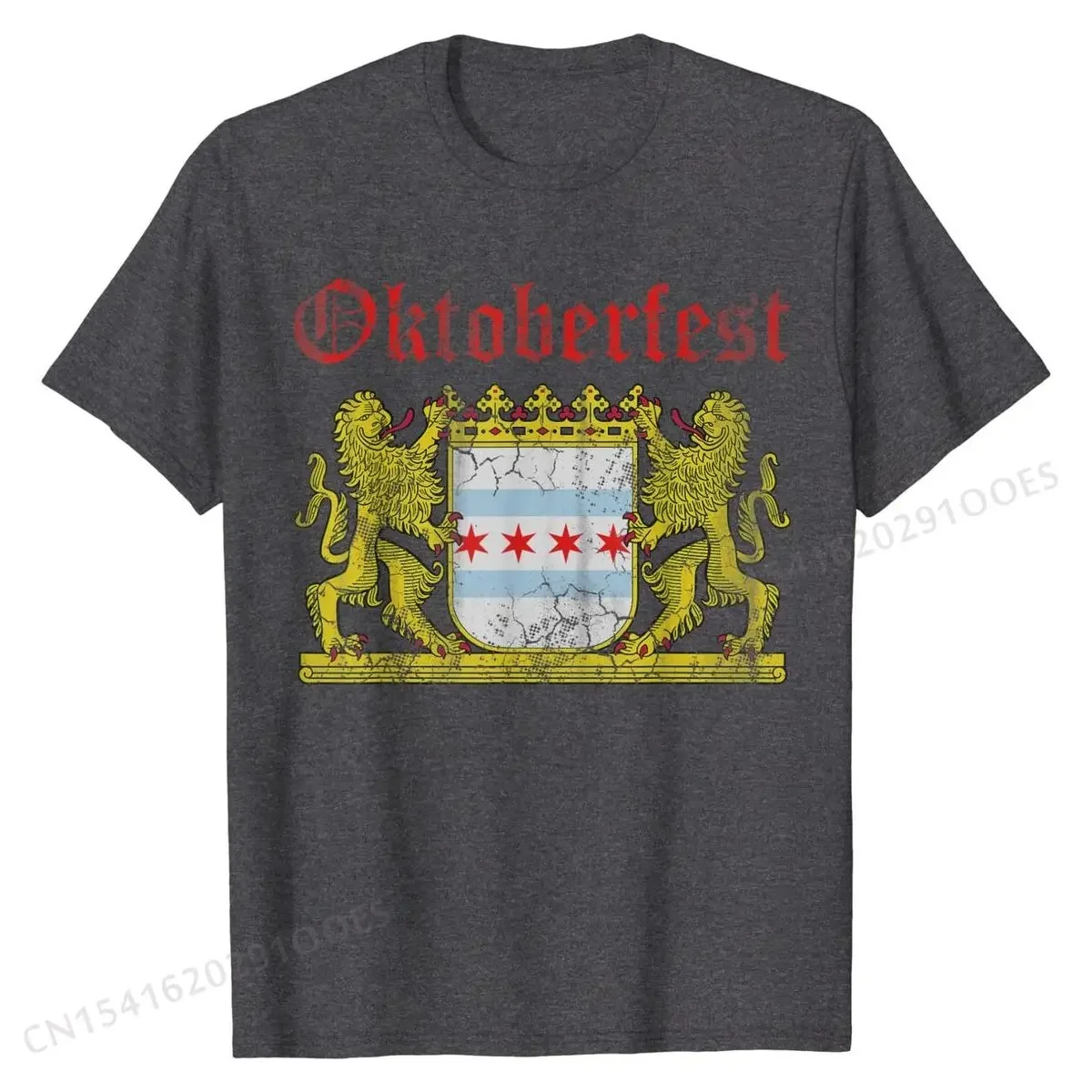 Oktoberfest Chicago Bavaria Germany T-Shirt Summer Tops Tees Cotton Mens Tshirts Summer Hot Sale