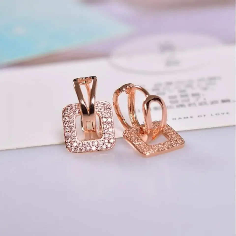 14k rosa ouro jóias diamante brinco para mulheres aros mujer orja prata 925 bizuteria real diamante jóias brinco pedra preciosa