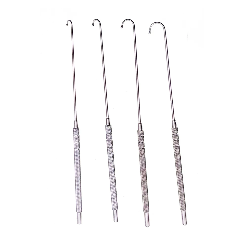 Castration Hook For Pet Dog Cat Emasculatome Spay Hook Animal Ovaries Removal Ball Tip Type Stainless Steel Clinic Supplies