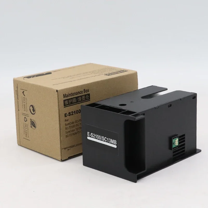 1/2/4/6pcs S2100 Ink Maintenance Tank Box For Epson T3180 T2100 T3100 T5100 T3170 T5170 F500 F540 F570 F571 T5180 T3480 Printers