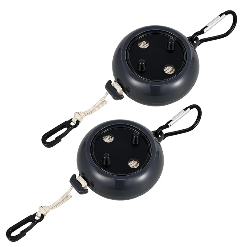 

NEW-2 Pcs Tree Stand Gear Hoist 29.5 Ft Retractable Bow & Gear Hoist Bow Hunting Gear Accessories For Hunting Bow, Black