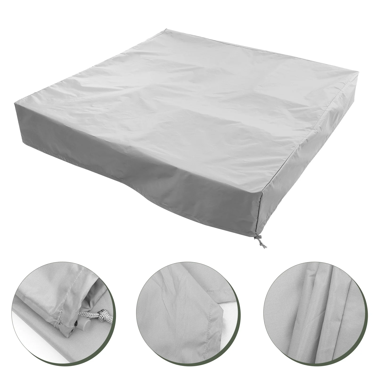 

Waterproof Sandbox Oxford Cloth Protector Sun Rain Snow Proof Drawstring Canopy Pool Bath Cover Outdoor Garden