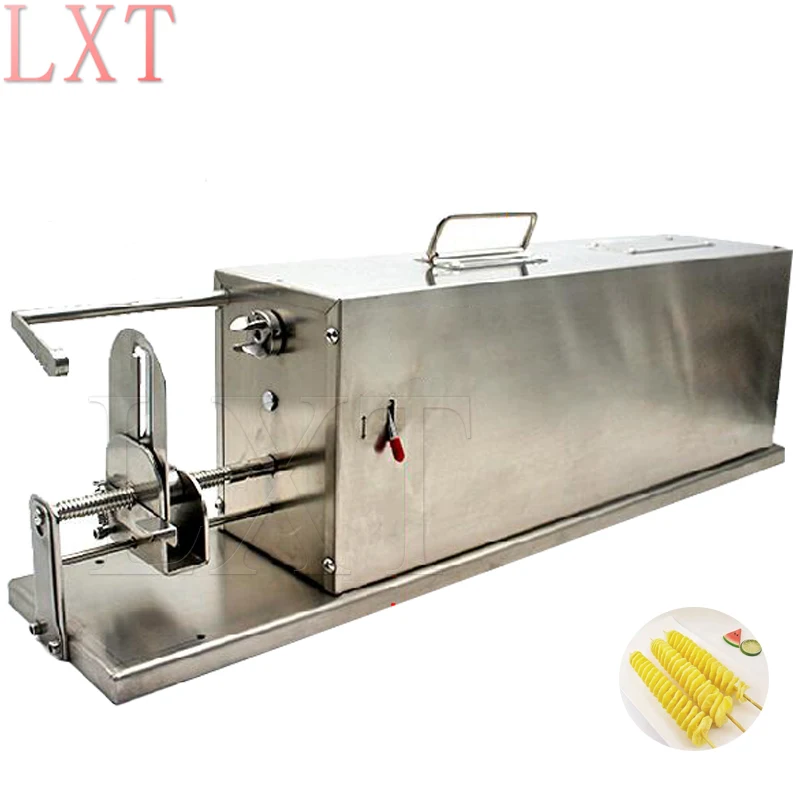 Stainless Steel Electric Potato Tower Machine Automatic Stretching  Potato Chip Machine