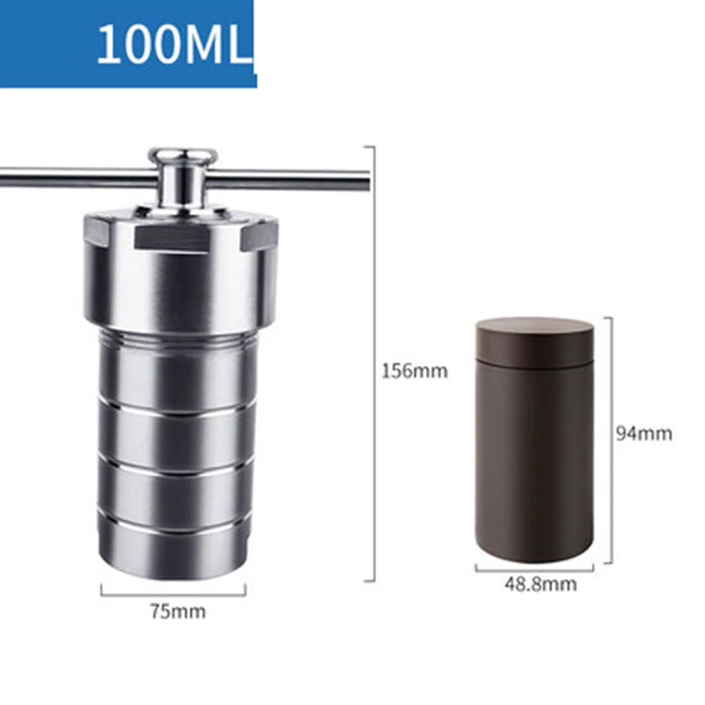 100ml PPL Hydrothermal Synthesis Reactor Stainless Steel Autoclave