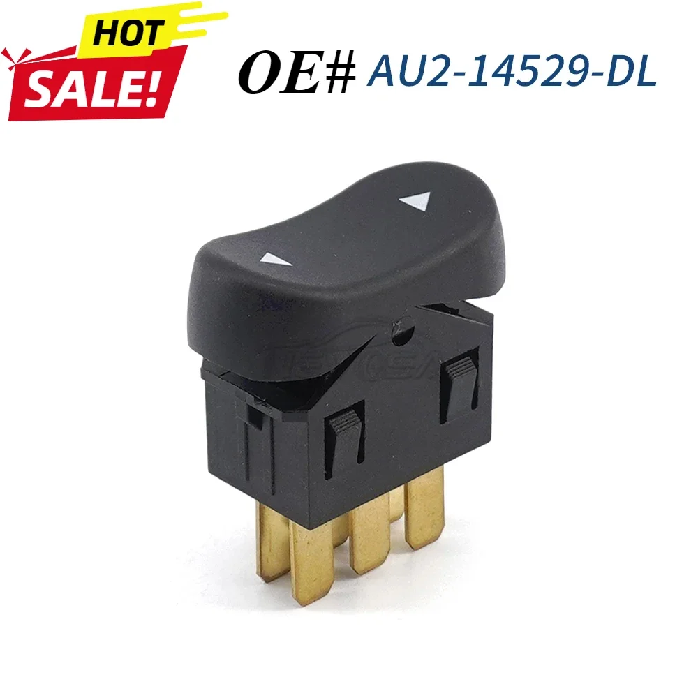 

AU2-14529-DL AU214529DL Car Power Window Control Switch Single Button For Ford Falcon 1998-2002 6 Pins